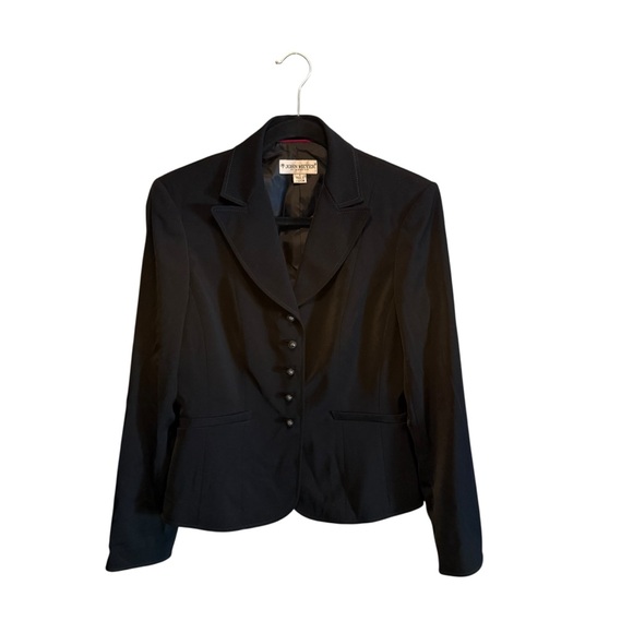 John Meyer Of Norwich Women’s Blazer Jacket Black Size 8 NWOT Business Office - Picture 5 of 8